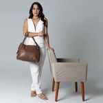 Bolsa de Couro Griffazzi Marrom