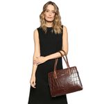 Bolsa de Couro Griffazzi Marrom