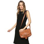 Bolsa de Couro Griffazzi Caramelo