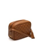 Bolsa de Couro Griffazzi Tranversal Caramelo