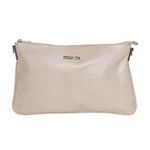 Bolsa Clutch Transversal em Couro Griffazzi Nude