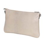 Bolsa Clutch Transversal em Couro Griffazzi Nude