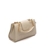 Bolsa de Couro Luxo Griffazzi Off White