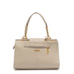 Bolsa de Couro Luxo Griffazzi Off White