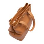 Bolsa de Couro Griffazzi Ombro Caramelo