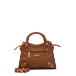 Bolsa de Couro Transversal Griffazzi Marrom