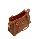Bolsa de Couro Transversal Griffazzi Marrom