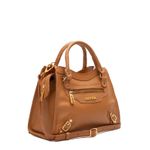 Bolsa de Couro Transversal Griffazzi Caramelo