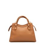 Bolsa de Couro Transversal Griffazzi Caramelo
