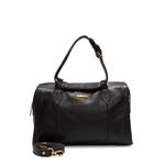 Bolsa Bau de Couro Griffazzi Preta