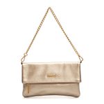 Bolsa Clutch de Couro Griffazzi Ouro