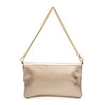 Bolsa Clutch de Couro Griffazzi Ouro