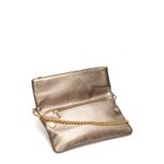 Bolsa Clutch de Couro Griffazzi Prata