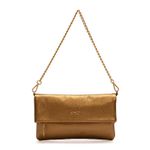 Bolsa Clutch de Couro Griffazzi Bronze