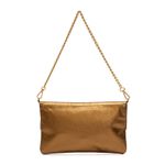 Bolsa Clutch de Couro Griffazzi Bronze