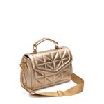 Bolsa de Couro Transversal Griffazzi Ouro