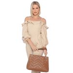 Bolsa Couro Griffazzi Caramelo