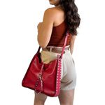 Bolsa de Couro Griffazzi Vermelha