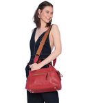 Bolsa de Couro Griffazzi Vermelha