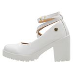 Sapato Scarpin Boneca Vitória Branco