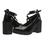 Sapato Scarpin Boneca Vitória Preto Verniz