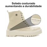 Coturno Plataforma Anita Off White
