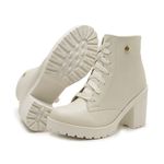 Bota Tratorada Agatha Off White