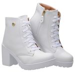 Bota Tratorada Agatha Branca