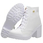 Bota Tratorada Agatha Branca