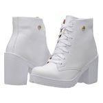 Bota Tratorada Agatha Branca