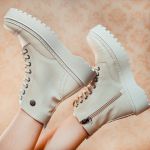 Coturno Plataforma Anita Off White