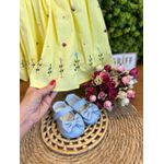 Vestido Jardim Fru-fru Amarelo