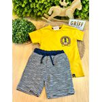  Conjunto Camisa Leão + Short 