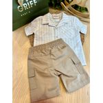 Conjunto Bata Menino + Bermuda