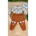 Conjunto Body Longo E Calça Culote Camping 