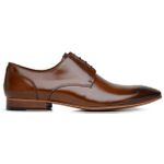 SAPATO SOCIAL DERBY BROGUE WHISKY