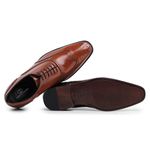 SAPATO SOCIAL OXFORD BROGUE LONDRES WHISKY