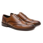 SAPATO SOCIAL OXFORD BROGUE WHISKY