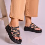 Sandália FlatForm Frida Preto