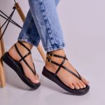 Sandália FlatForm Aurora Preto