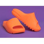 Slide Nuvem YEZZY Laranja Neon