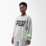 BLUSA MOLETINHO SUX CLASSICS CINZA