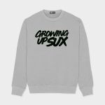 BLUSA MOLETINHO SUX CLASSICS CINZA