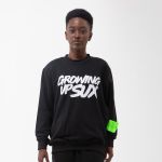 BLUSA MOLETINHO SUX CLASSICS PRETA
