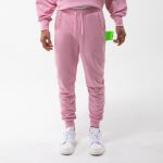 CALÇA JOGGER MOLETINHO SUX ROSA