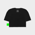 CAMISETA OVERSIZED SUX CROPPED PRETA WILD