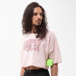 CAMISETA OVERSIZED SUX CROPPED ROSA BRAIN