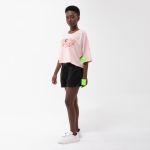 CAMISETA OVERSIZED SUX CROPPED ROSA DONUT