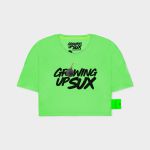 CAMISETA OVERSIZED SUX CROPPED VERDE BOMB