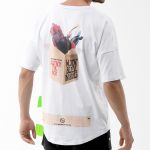 CAMISETA OVERSIZED SUX BRANCA BOMB